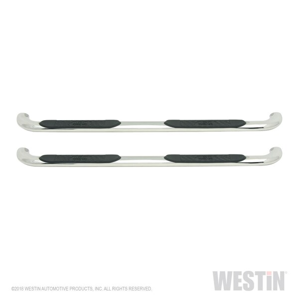 Westin Automotive 02-08 DODGE RAM 1500 QC/03-08 2500/3500 QC/08 4500/5500 QC POLISHED PLATINUM OVAL S 21-2310 - main